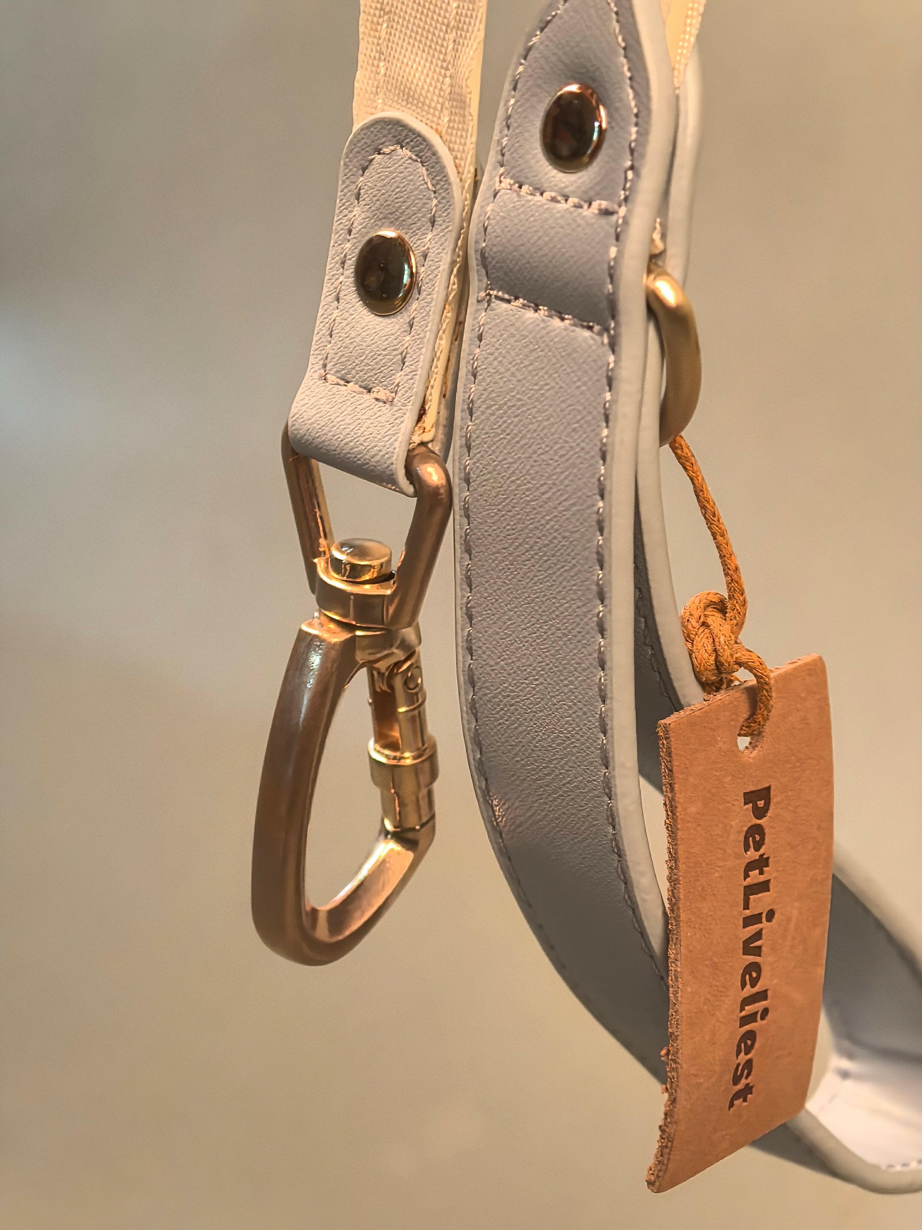 GUBERNACULUM LEASH - HAZE BLUE/WHITE - PetLiveliest - PetLiveliest