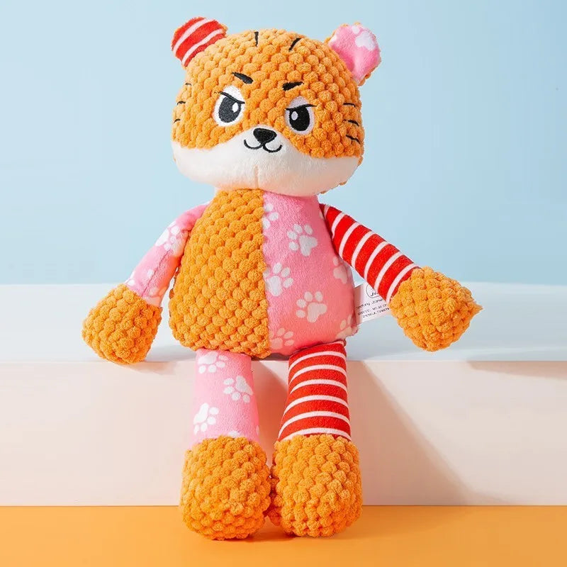 Interactive Squeaky Pet Plush Toy - PetLiveliest - PetLiveliest