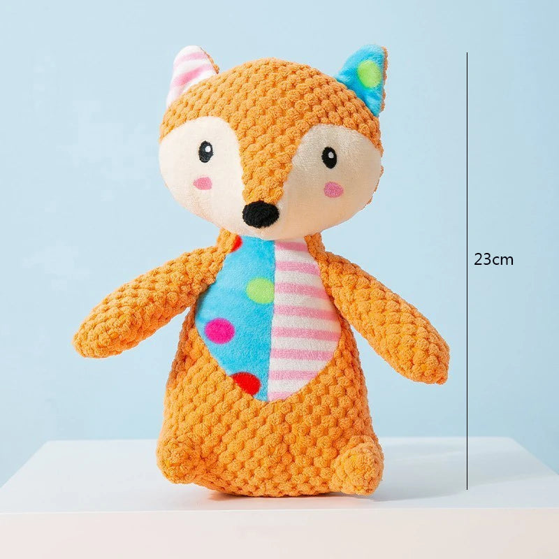 Interactive Squeaky Pet Plush Toy - PetLiveliest - PetLiveliest