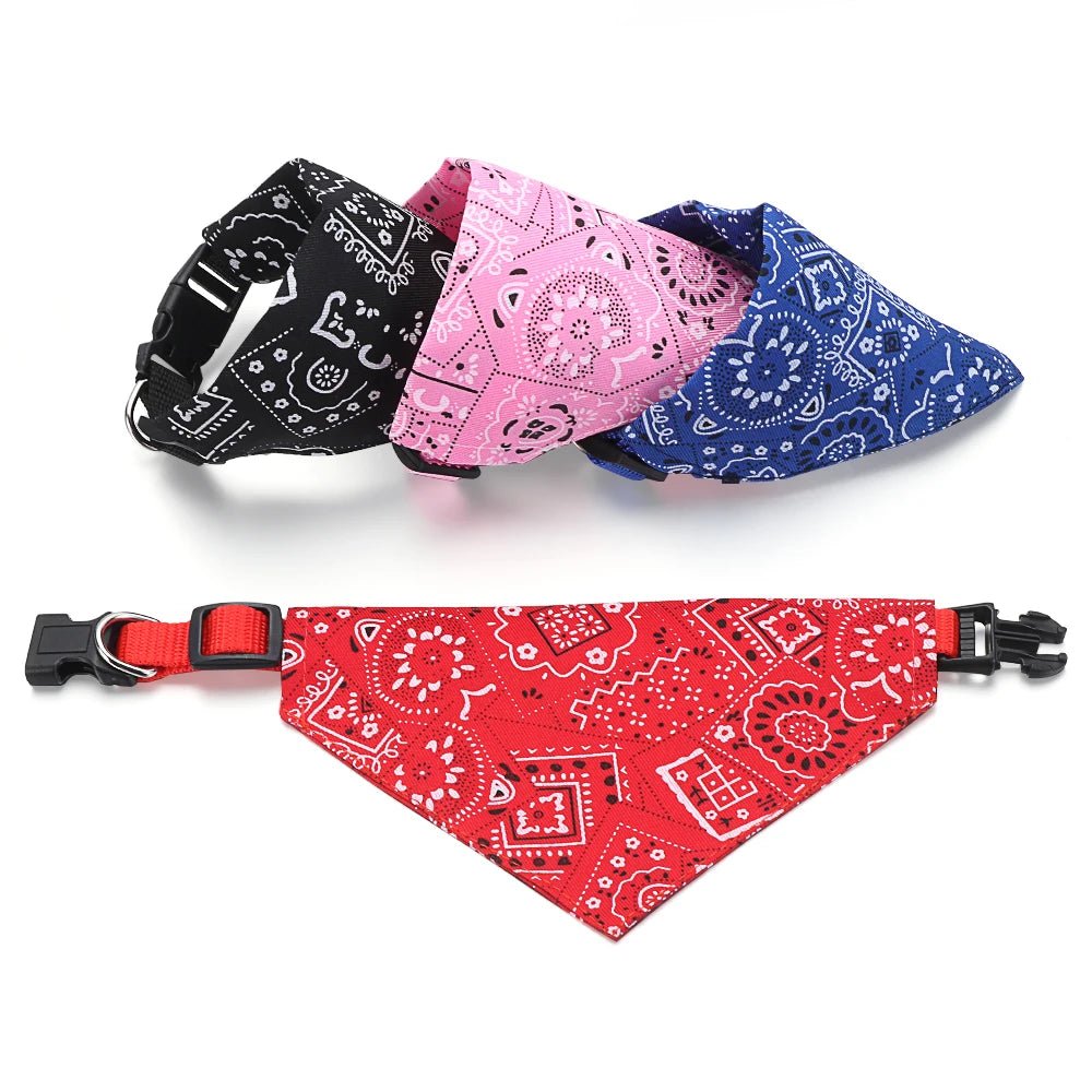 Adjustable Triangular Bandage Dog Bandana - PetLiveliest - PetLiveliest