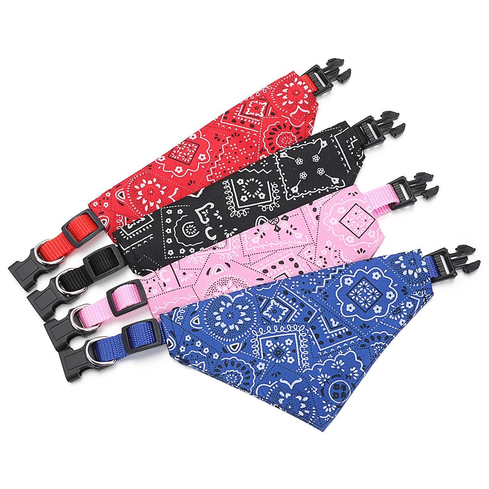 Adjustable Triangular Bandage Dog Bandana - PetLiveliest - PetLiveliest