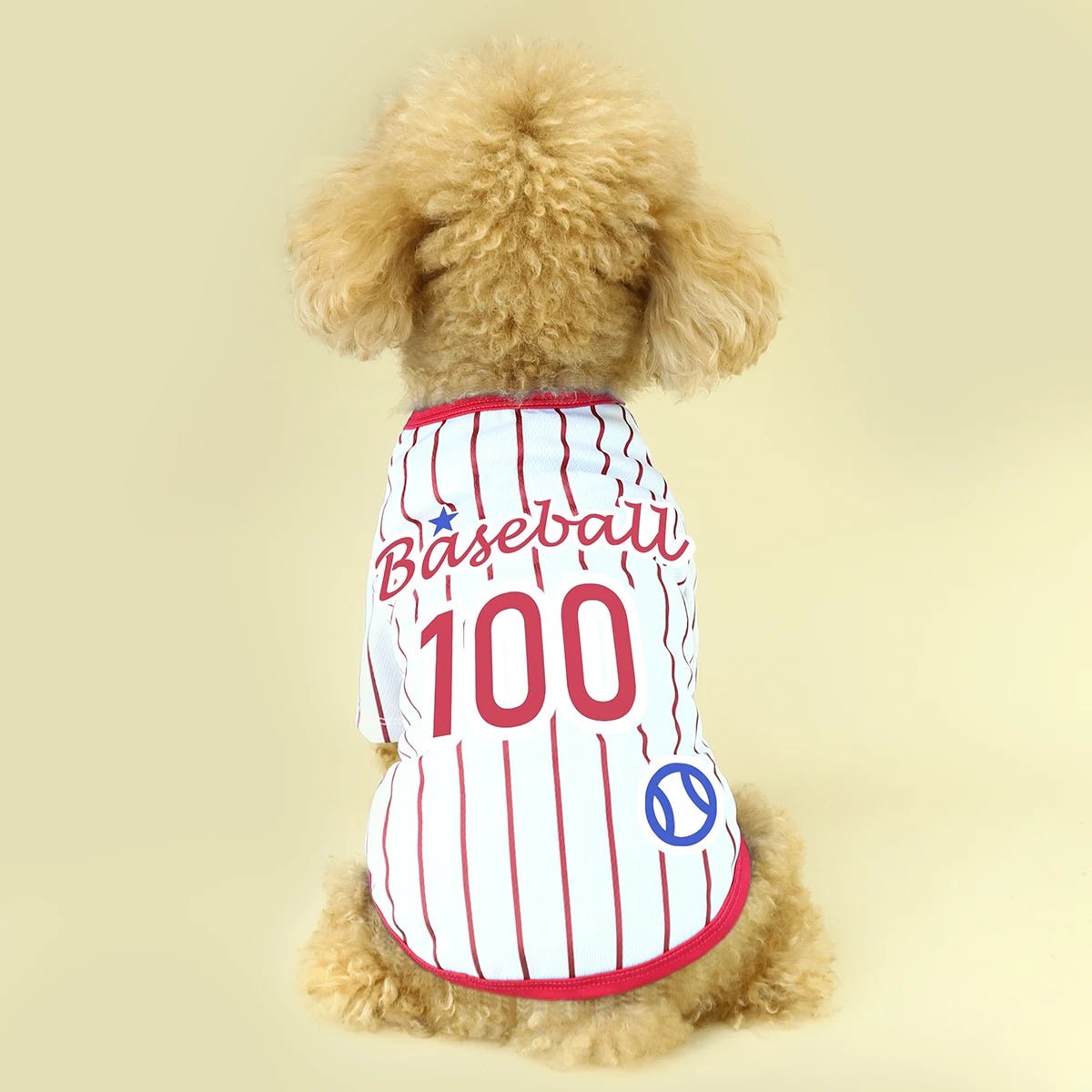 Athletic Striped Dog Shirt - PetLiveliest - PetLiveliest