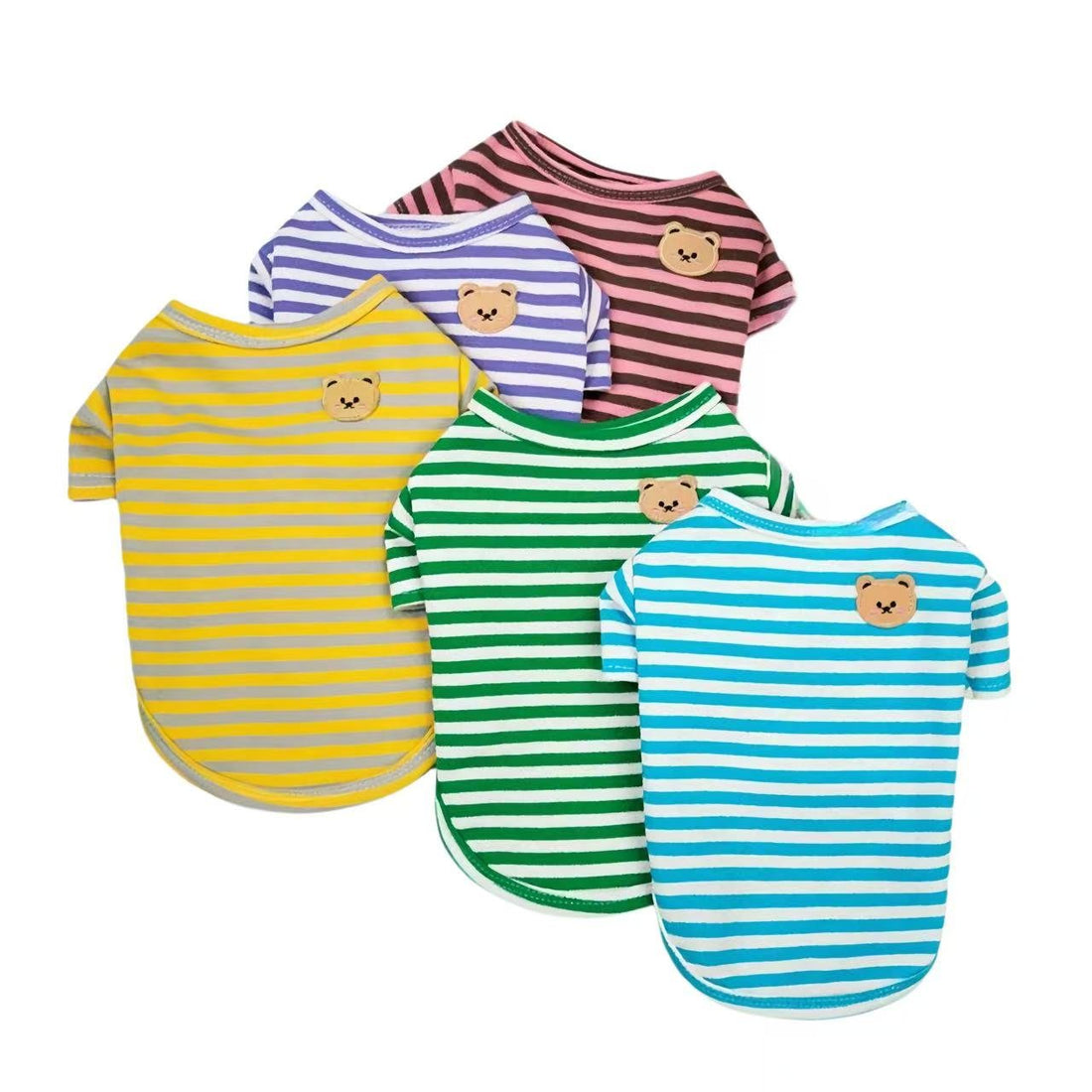 Bear Print Summer Dog Shirt - PetLiveliest - PetLiveliest