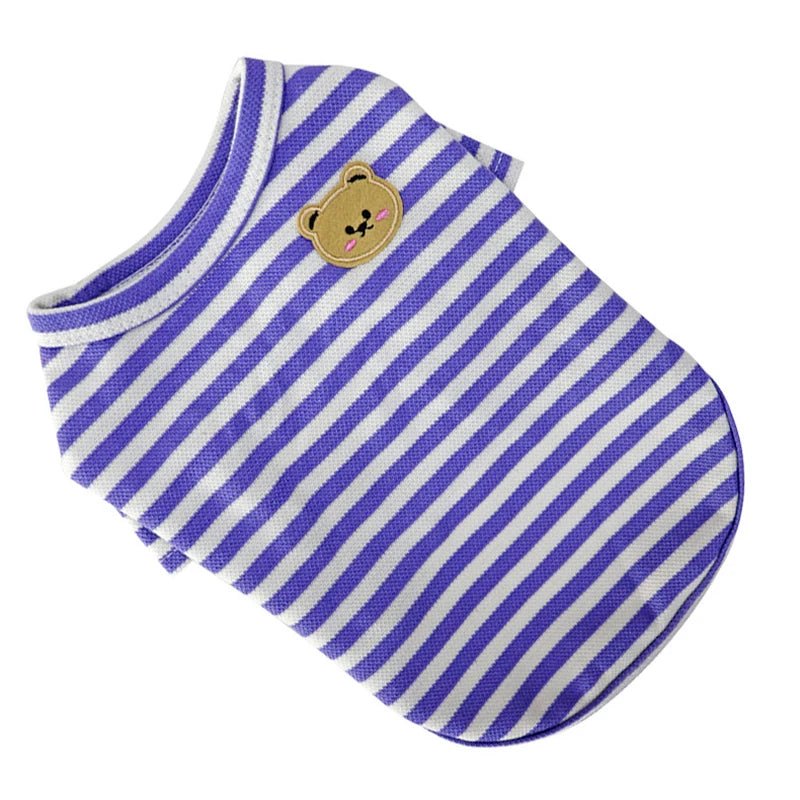 Bear Print Summer Dog Shirt - PetLiveliest - PetLiveliest