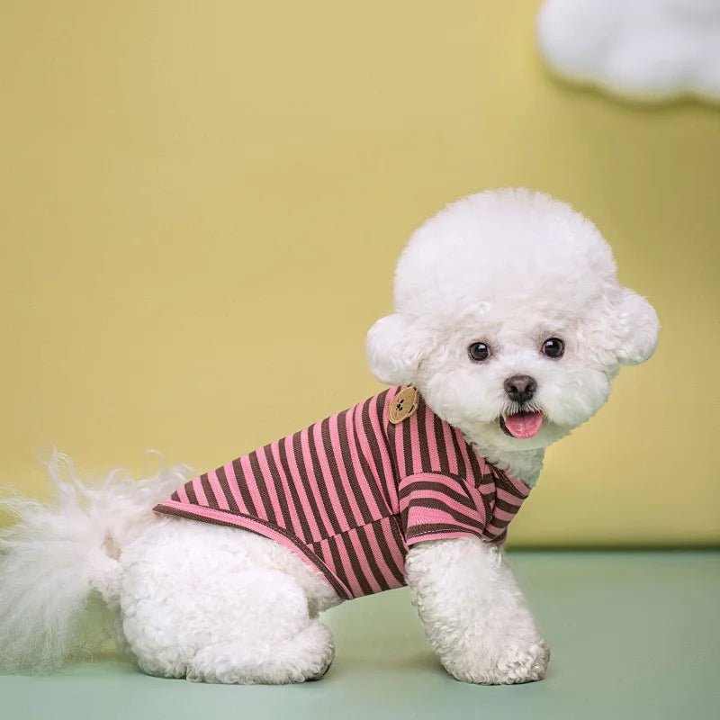 Bear Print Summer Dog Shirt - PetLiveliest - PetLiveliest