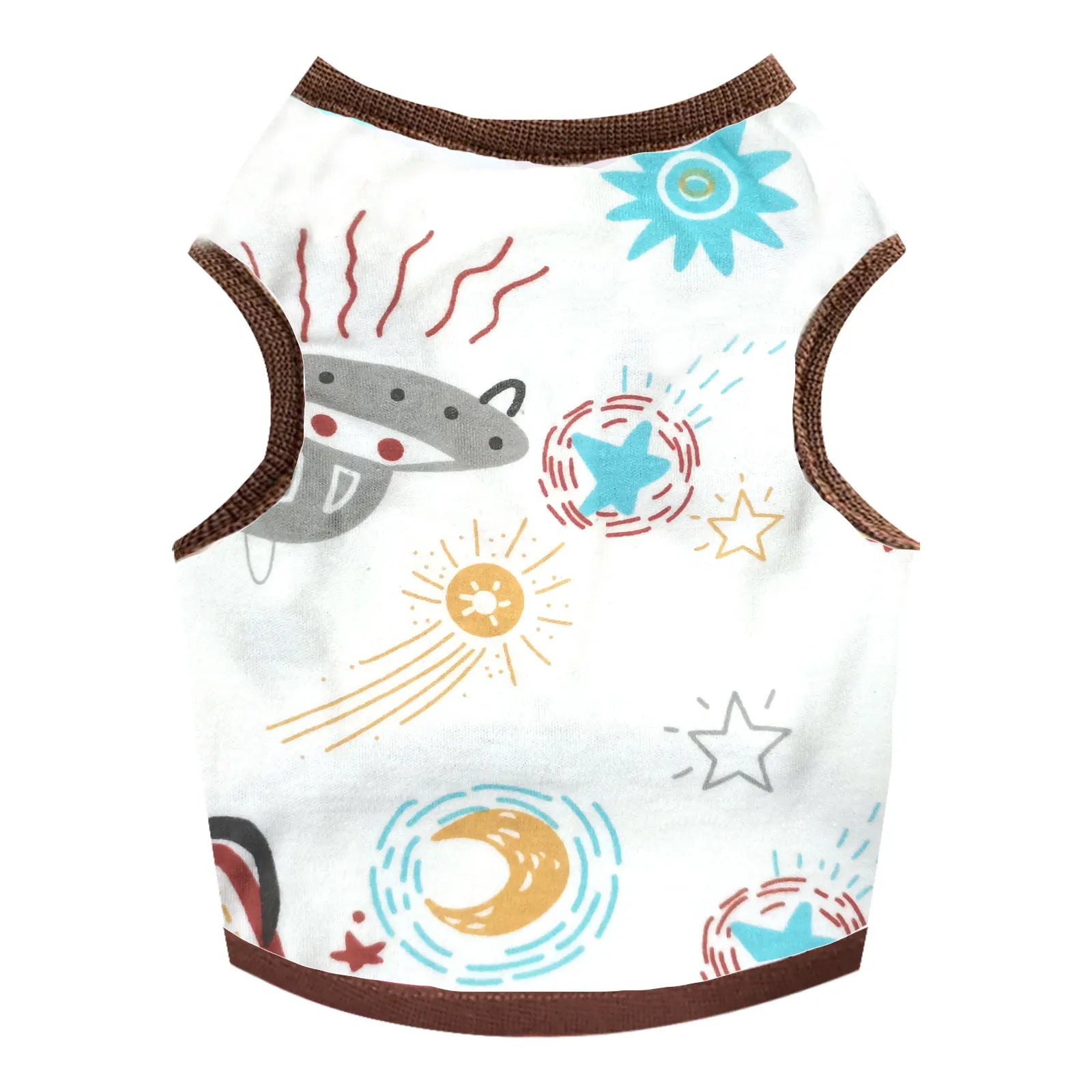 Breathable Summer Cartoon Dog Vest - PetLiveliest - PetLiveliest