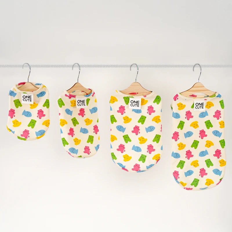 Cartoon Dog Graphic Vest - PetLiveliest - PetLiveliest