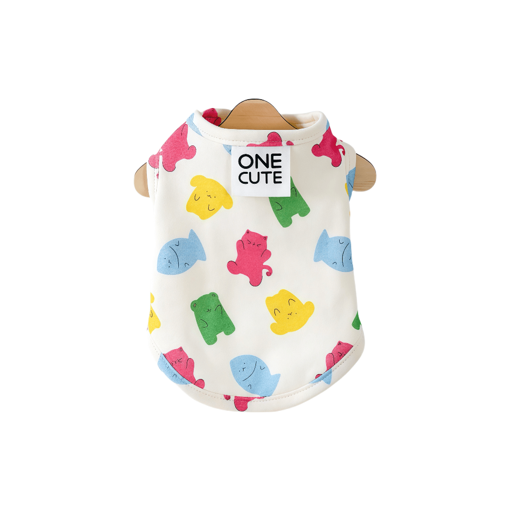 Cartoon Dog Graphic Vest - PetLiveliest - PetLiveliest