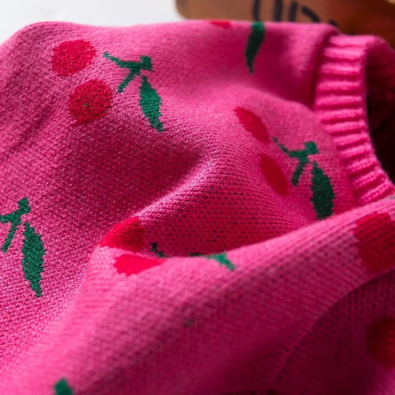 Cherry High Collar Dog Sweater - PetLiveliest - PetLiveliest