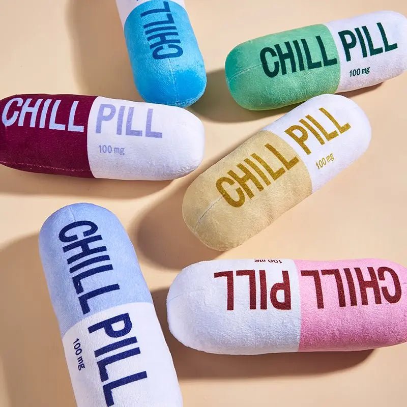 Chill Pill Plush Dog Toy - PetLiveliest - PetLiveliest
