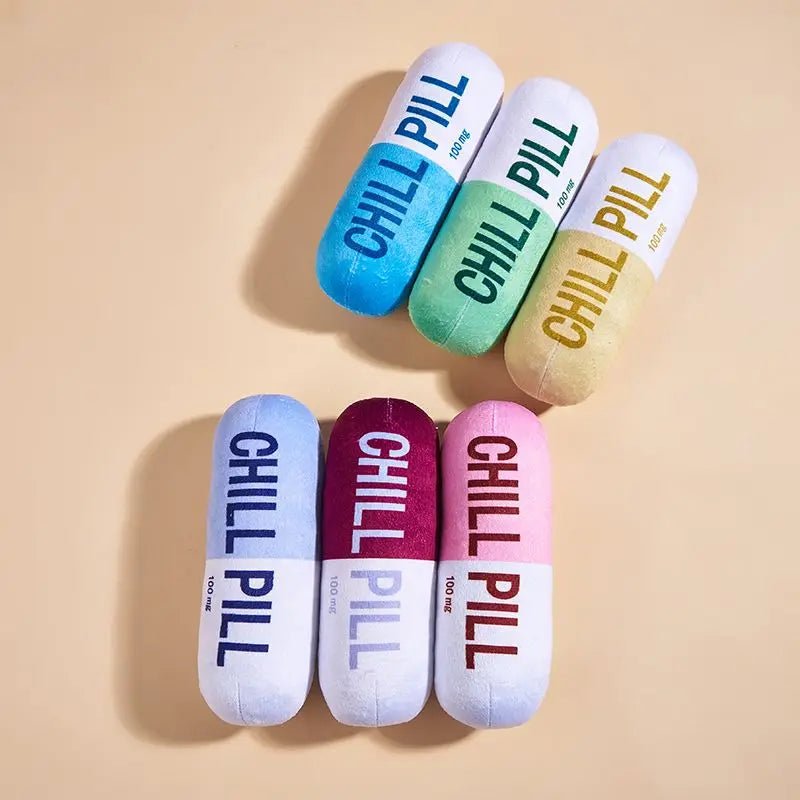 Chill Pill Plush Dog Toy - PetLiveliest - PetLiveliest