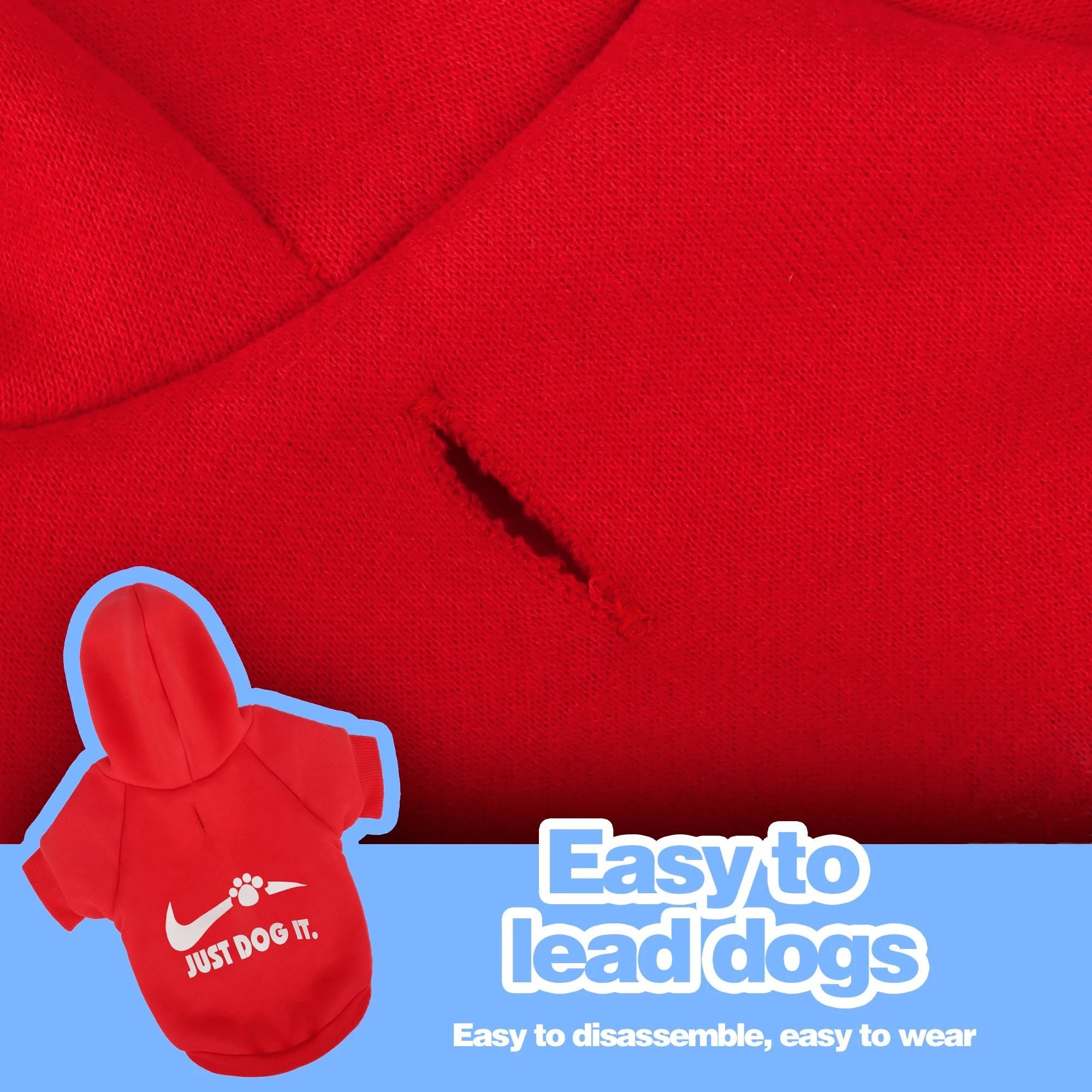 Just Dog It. Dog Hoodie - PetLiveliest - PetLiveliest