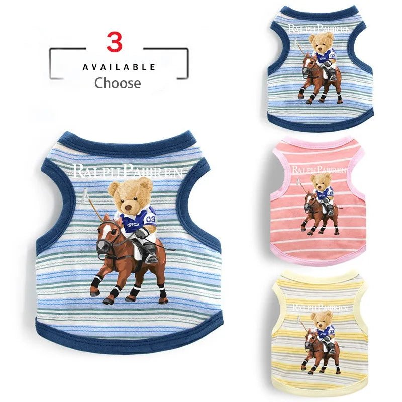 Cute Bear Summer Pet Vest - PetLiveliest - PetLiveliest