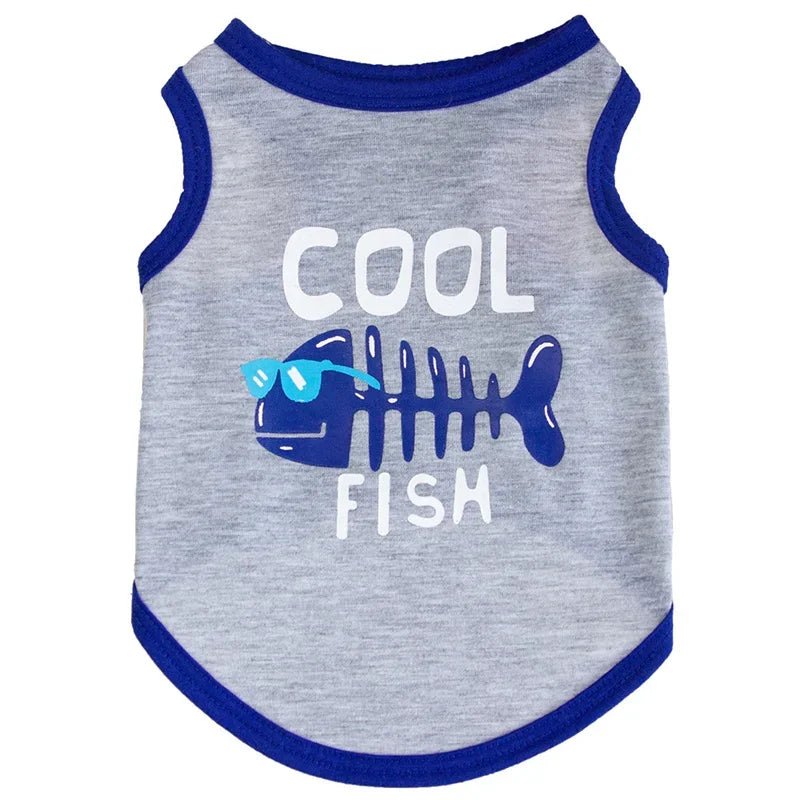 Cute Letter Print Vest - PetLiveliest - PetLiveliest