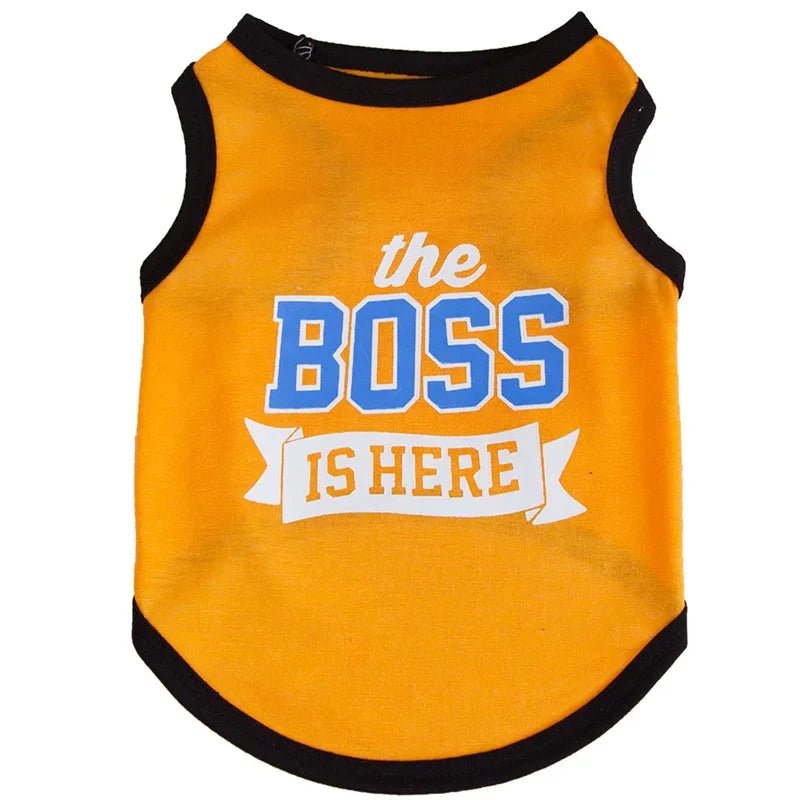 Cute Letter Print Vest - PetLiveliest - PetLiveliest