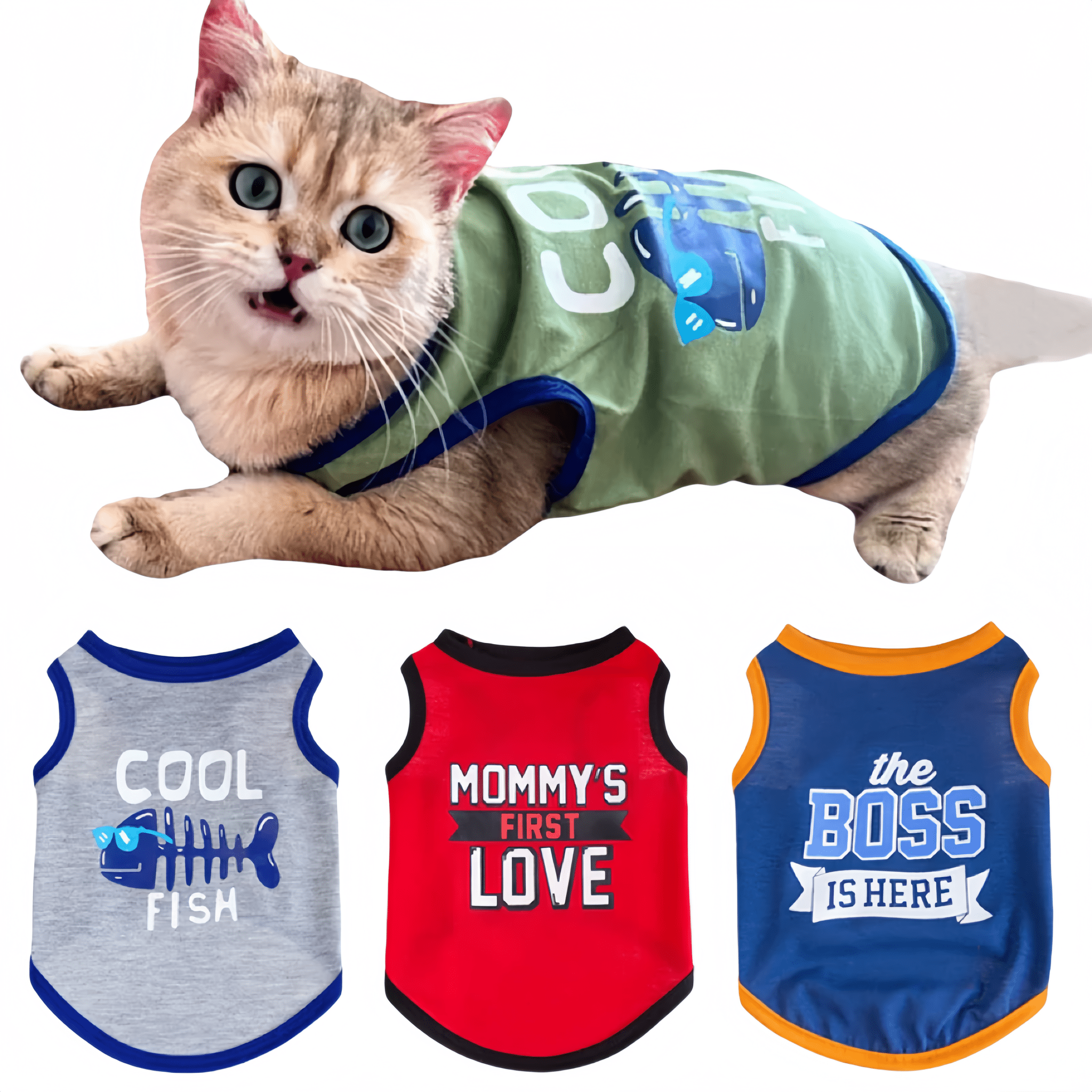 Cute Letter Print Vest - PetLiveliest - PetLiveliest