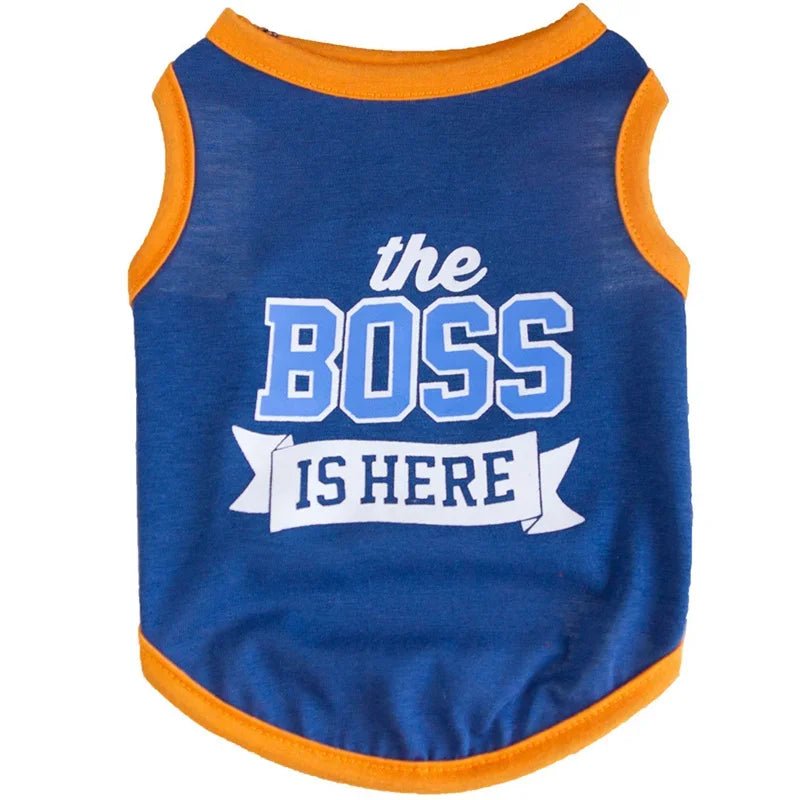 Cute Letter Print Vest - PetLiveliest - PetLiveliest