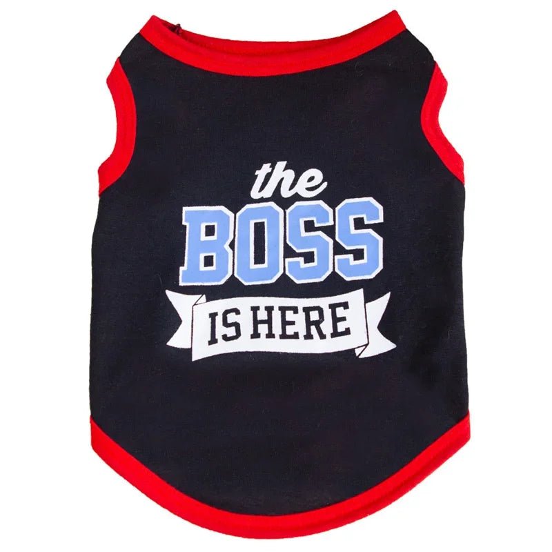 Cute Letter Print Vest - PetLiveliest - PetLiveliest