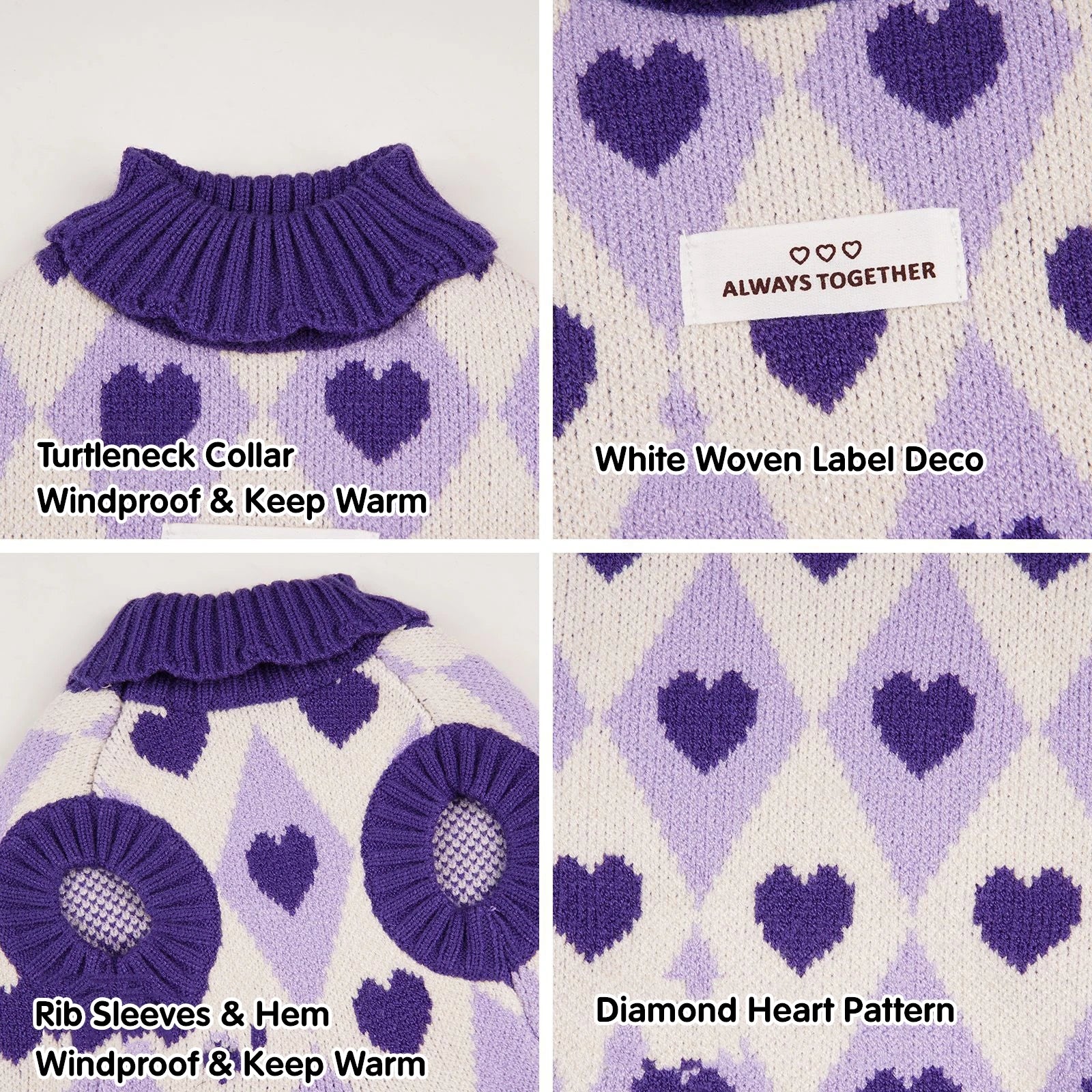 Cute Pattern Knitted Sweater - PetLiveliest - PetLiveliest