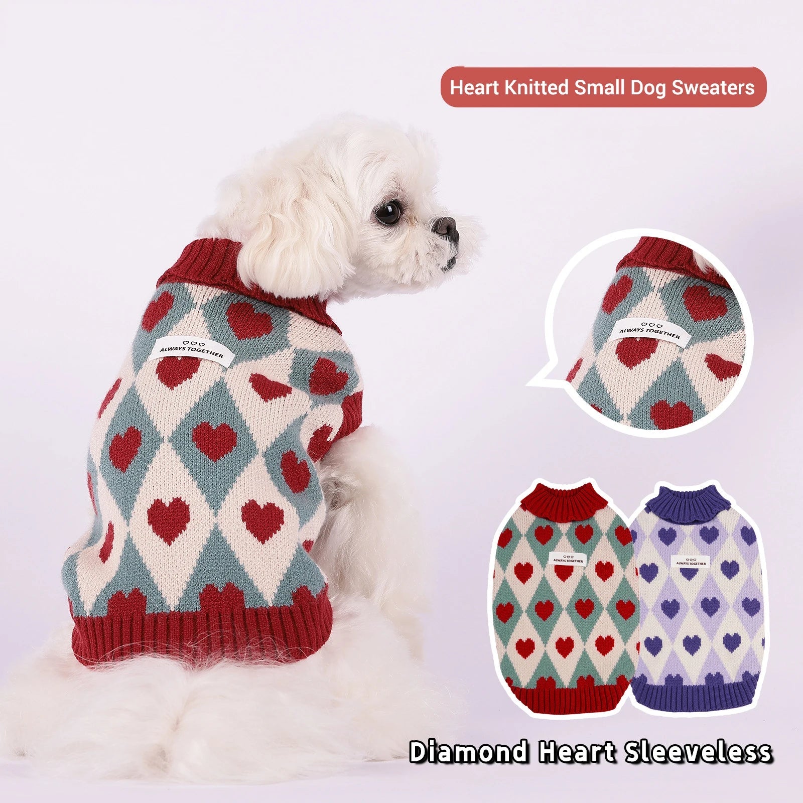 Cute Pattern Knitted Sweater - PetLiveliest - PetLiveliest