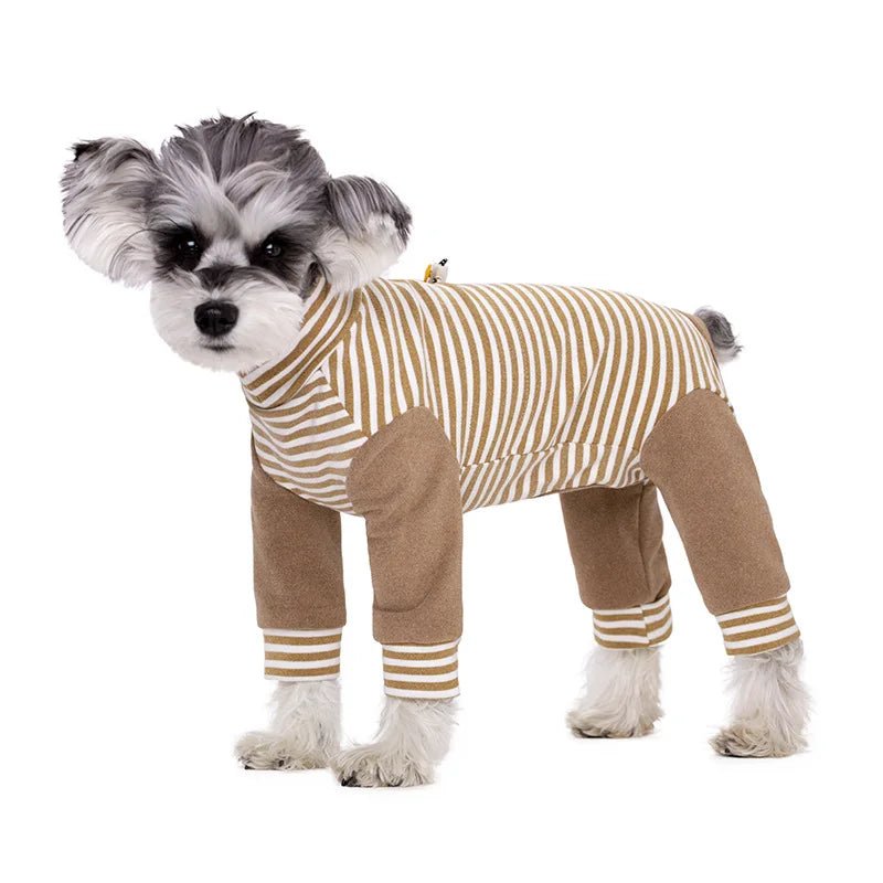 DE Velvet Fleece Dog Jumpsuit - PetLiveliest - PetLiveliest