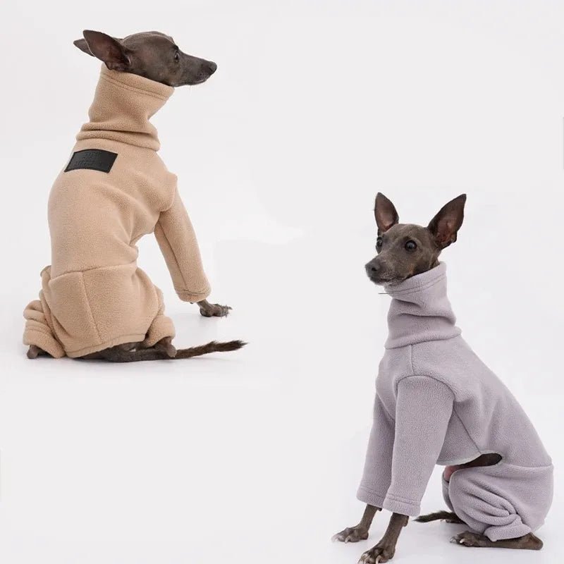 Double Sided Polar Fleece Four - legged Jumpsuit - PetLiveliest - PetLiveliest