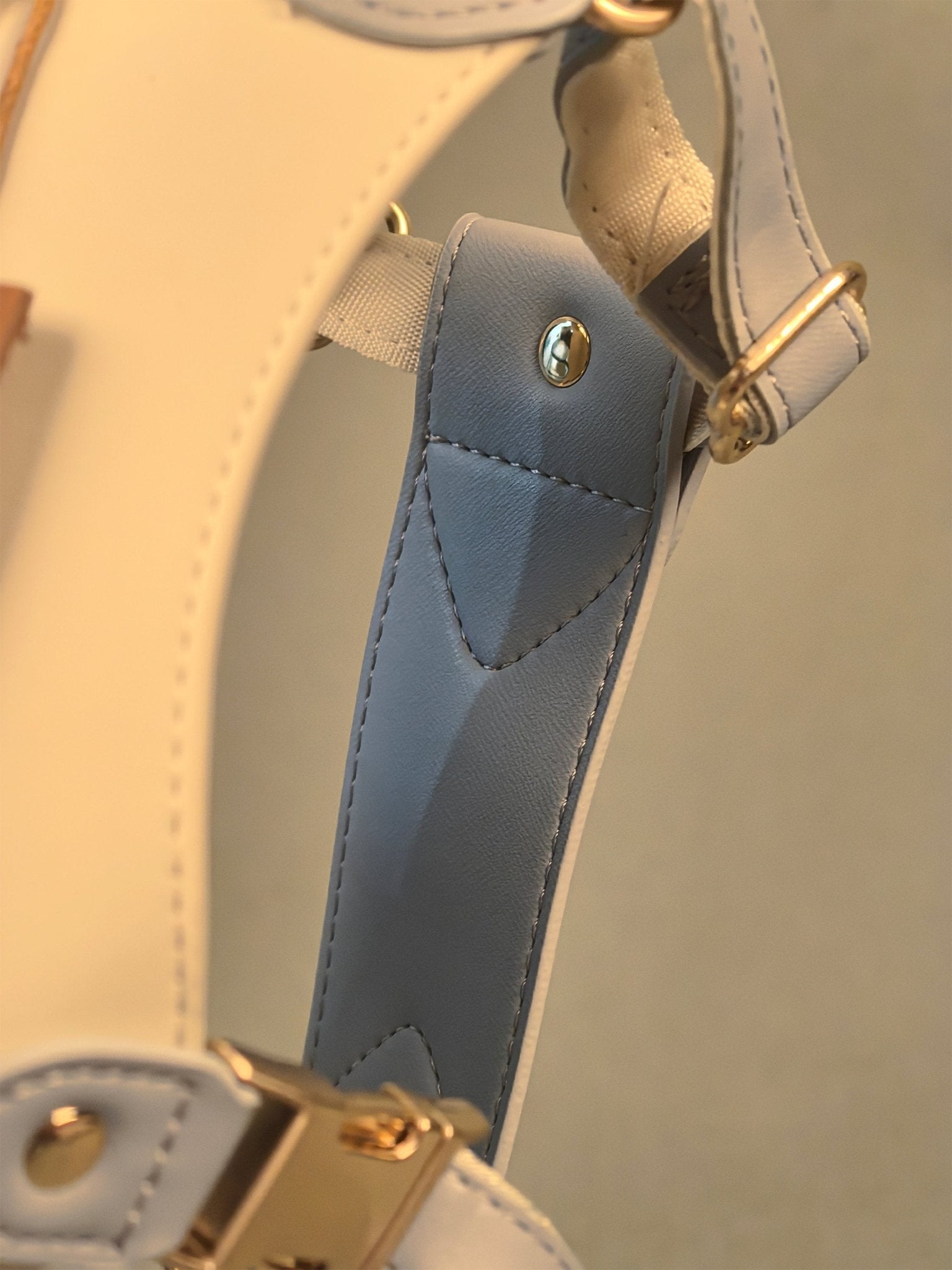 EQUES HARNESS - HAZE BLUE/WHITE - PetLiveliest - PetLiveliest