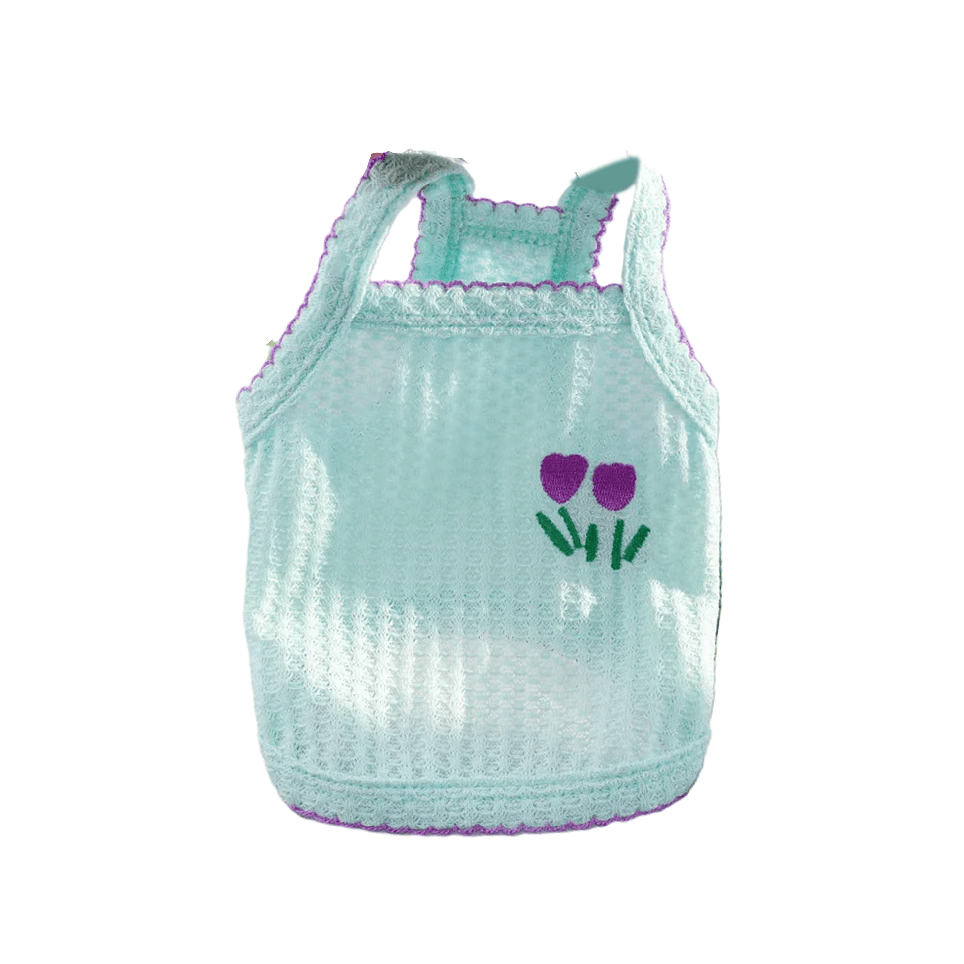 Flower Pattern Soft Dog Vest - PetLiveliest - PetLiveliest