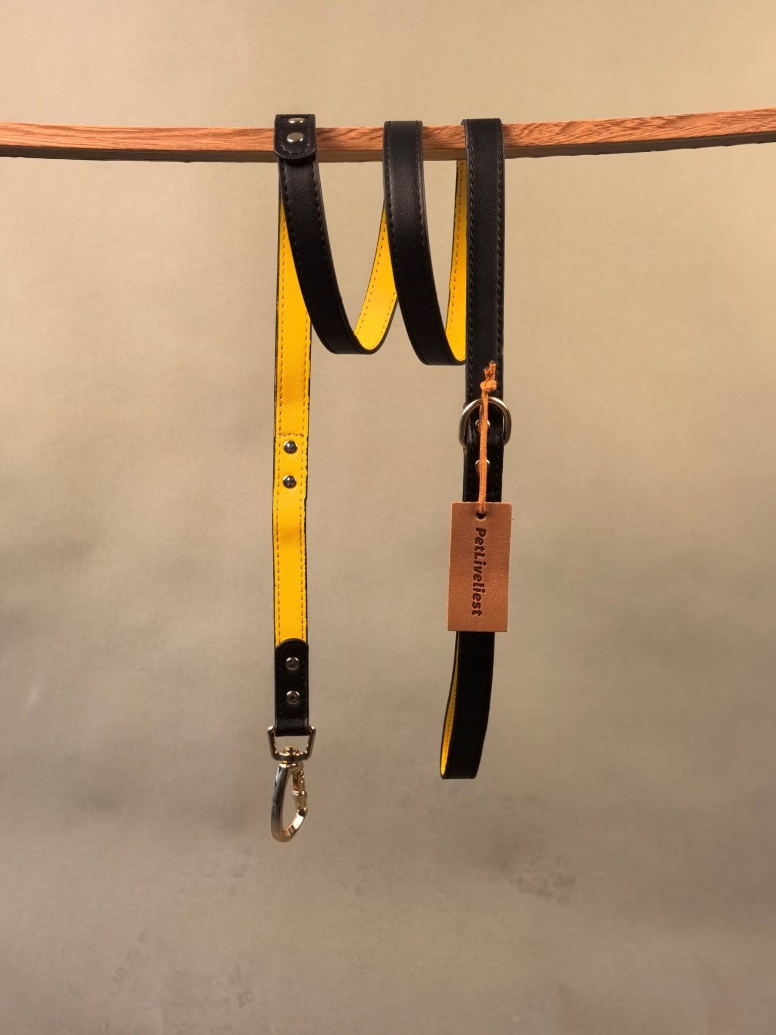 INITIUM LEASH - BLACK/YELLOW - PetLiveliest - PetLiveliest