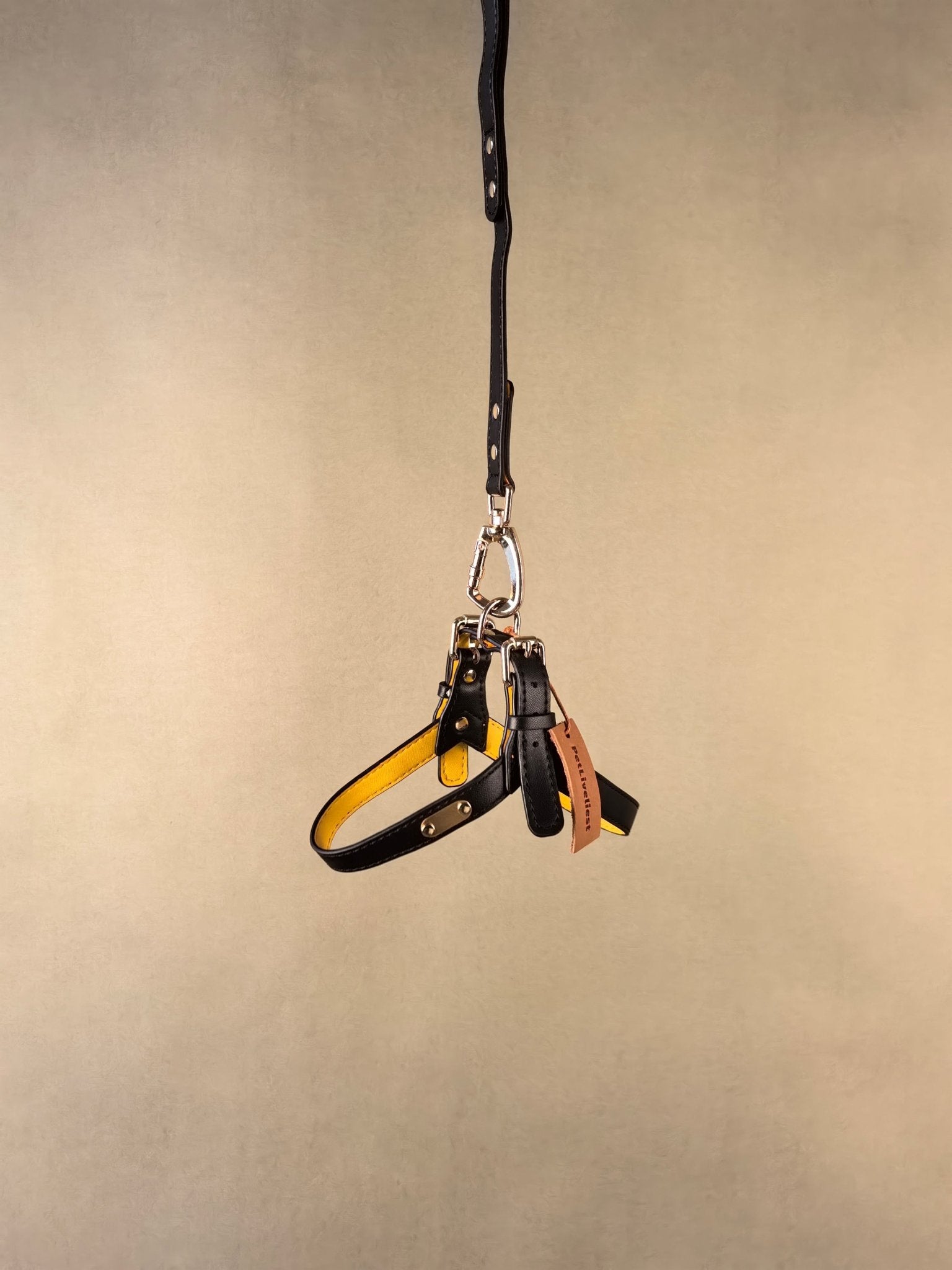 INITIUM LEASH - BLACK/YELLOW - PetLiveliest - PetLiveliest