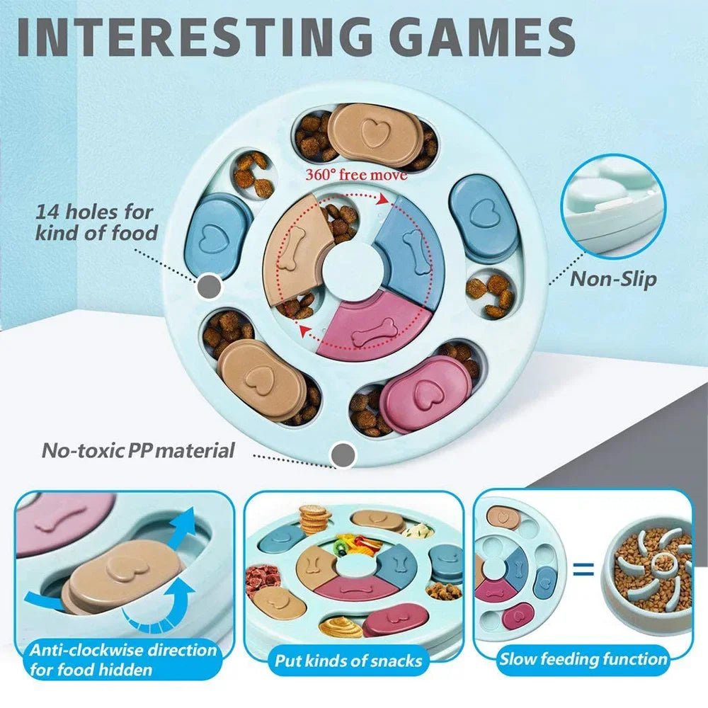Interactive Dog Puzzle Toy - PetLiveliest - PetLiveliest
