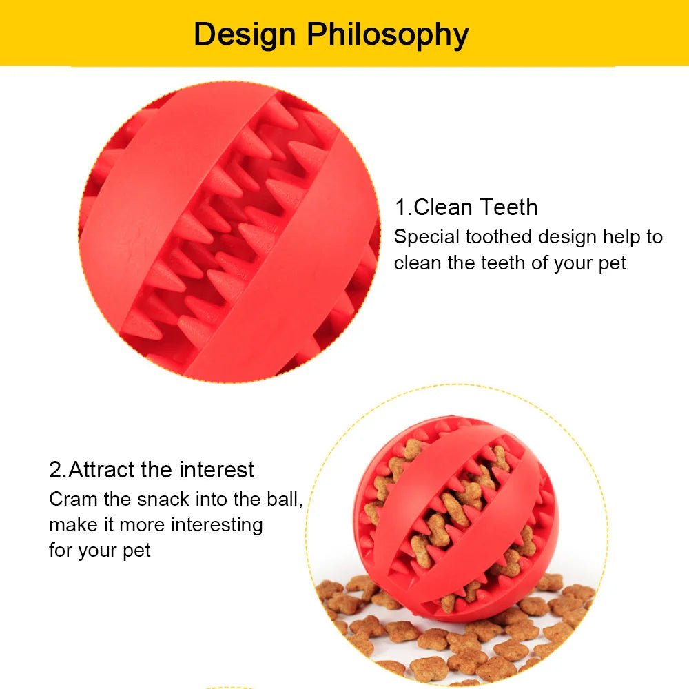Interactive Leaking Ball Dog Toy - PetLiveliest - PetLiveliest