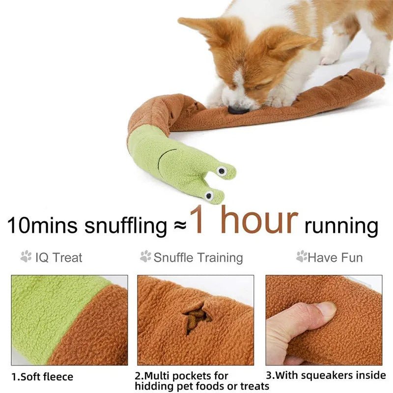 Interactive Snail Snuffle Toy for Dogs - PetLiveliest - PetLiveliest