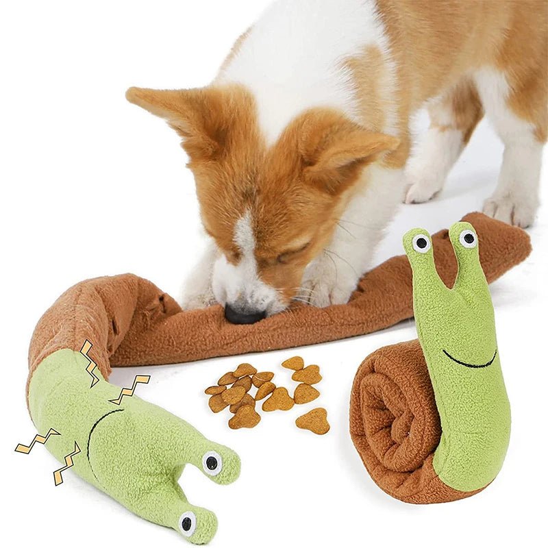 Interactive Snail Snuffle Toy for Dogs - PetLiveliest - PetLiveliest