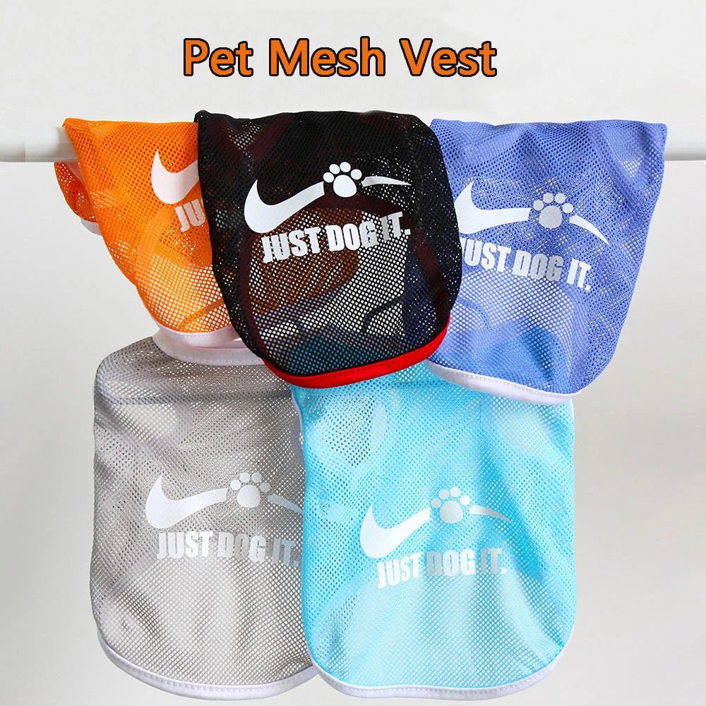 Just Dog It Mesh Vest - PetLiveliest - PetLiveliest