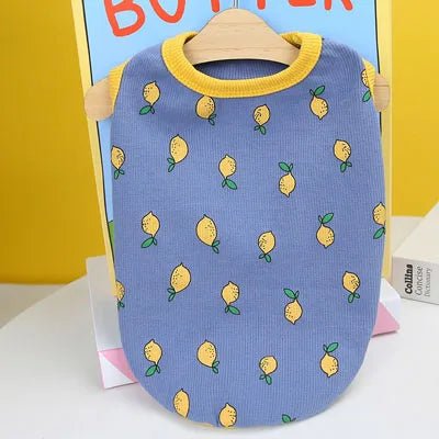 Lemon Pattern Summer Dog Vest - PetLiveliest - PetLiveliest