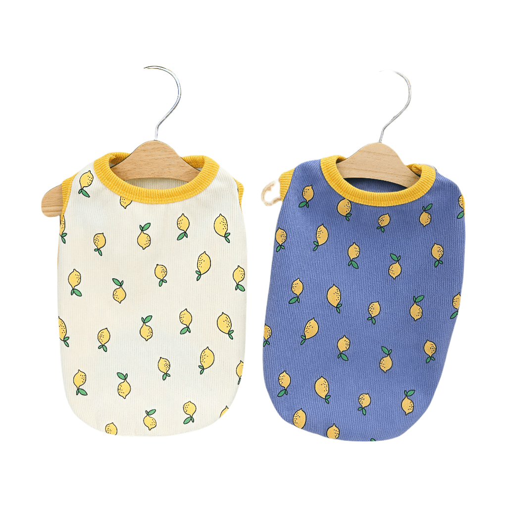 Lemon Pattern Summer Dog Vest - PetLiveliest - PetLiveliest