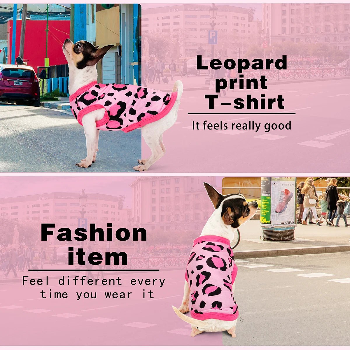 Leopard Print Dog Vest - PetLiveliest - PetLiveliest