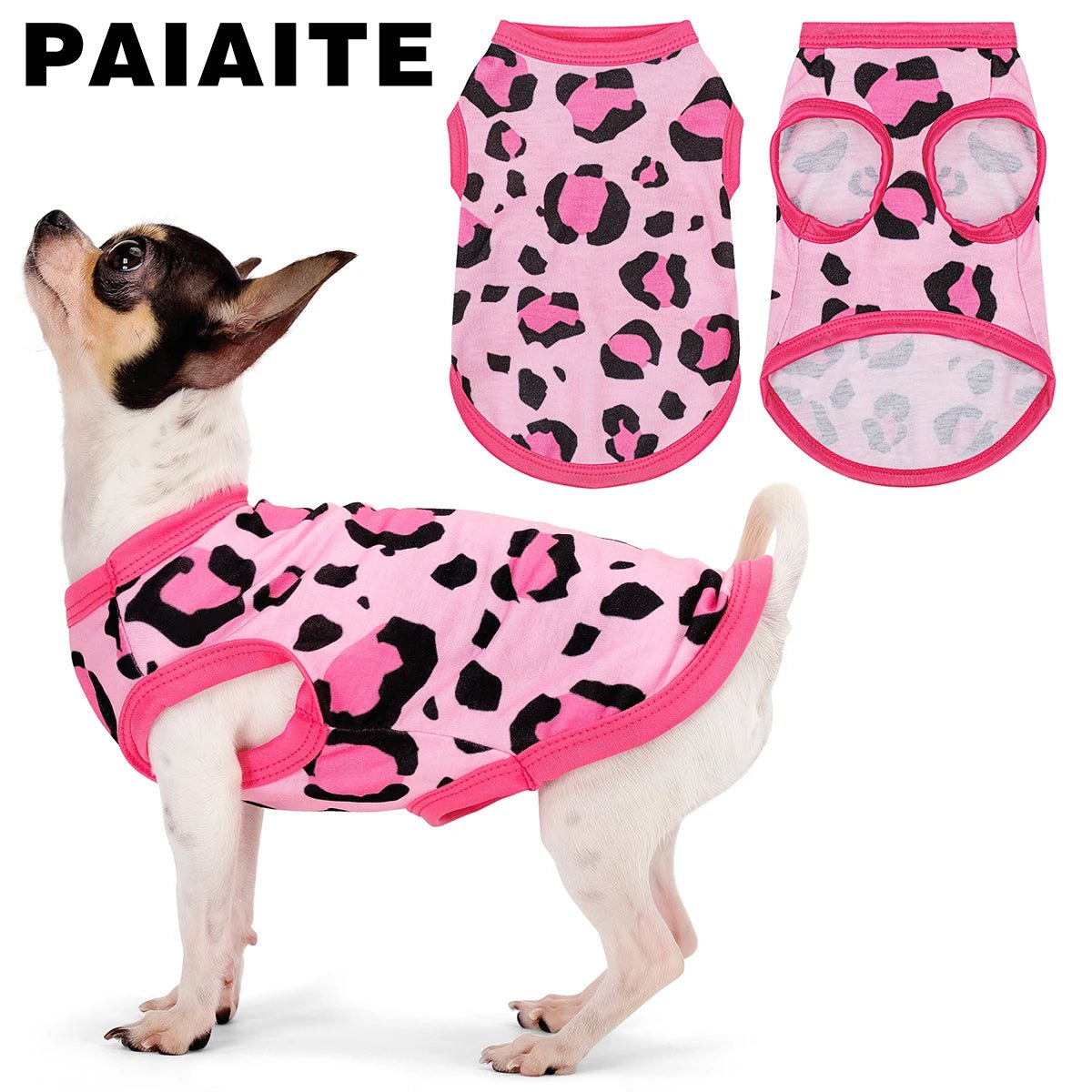 Leopard Print Dog Vest - PetLiveliest - PetLiveliest