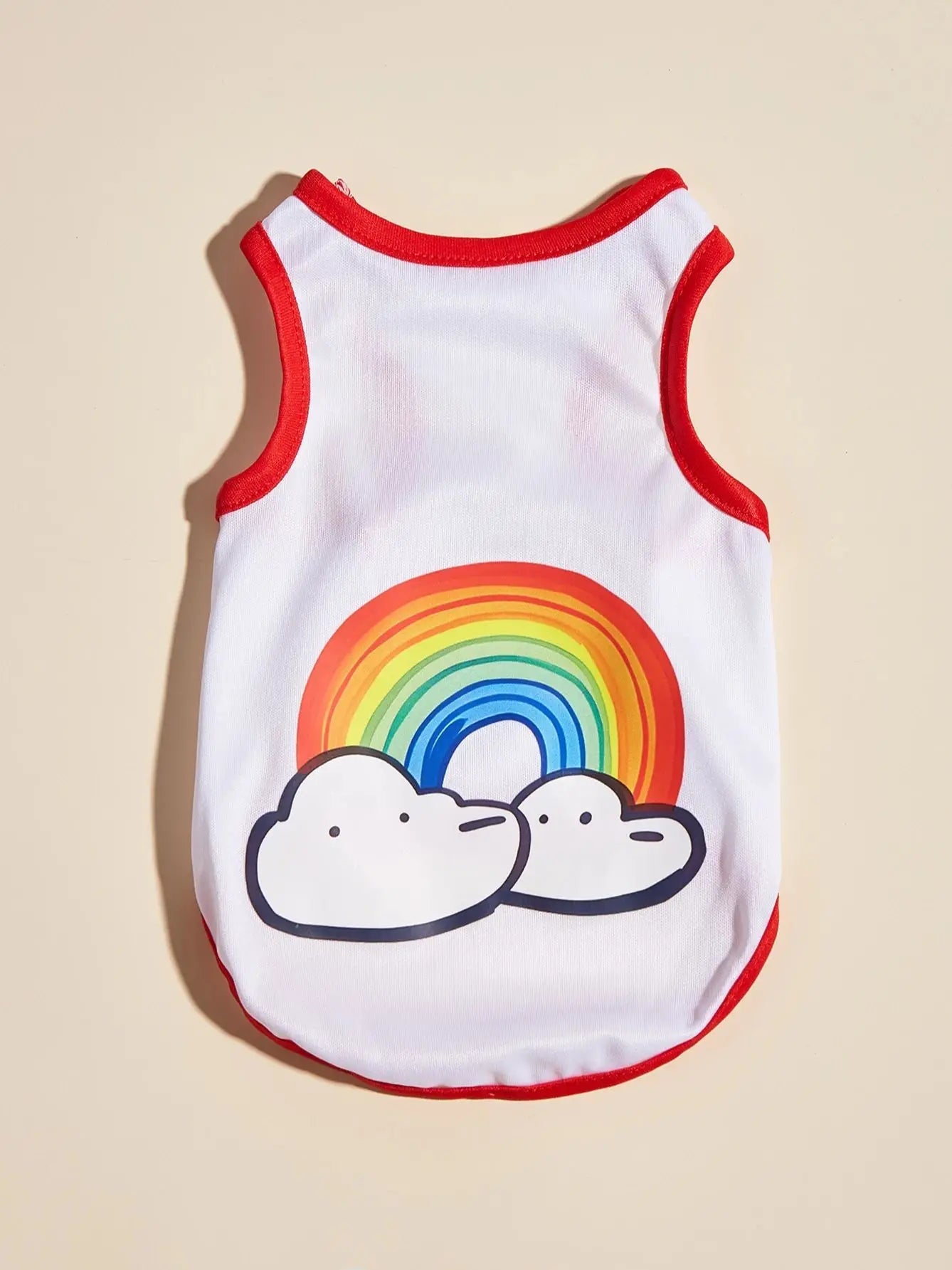 Lightweight Rainbow Cloud Pet Vest - PetLiveliest - PetLiveliest