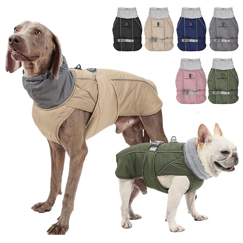 Luxury Reflective Winter Dog Jacket - PetLiveliest - PetLiveliest