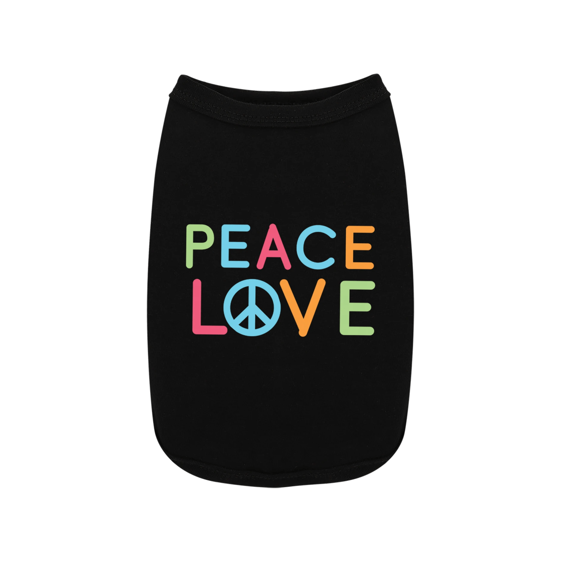 Peace & Love Summer Dog Vest - PetLiveliest - PetLiveliest