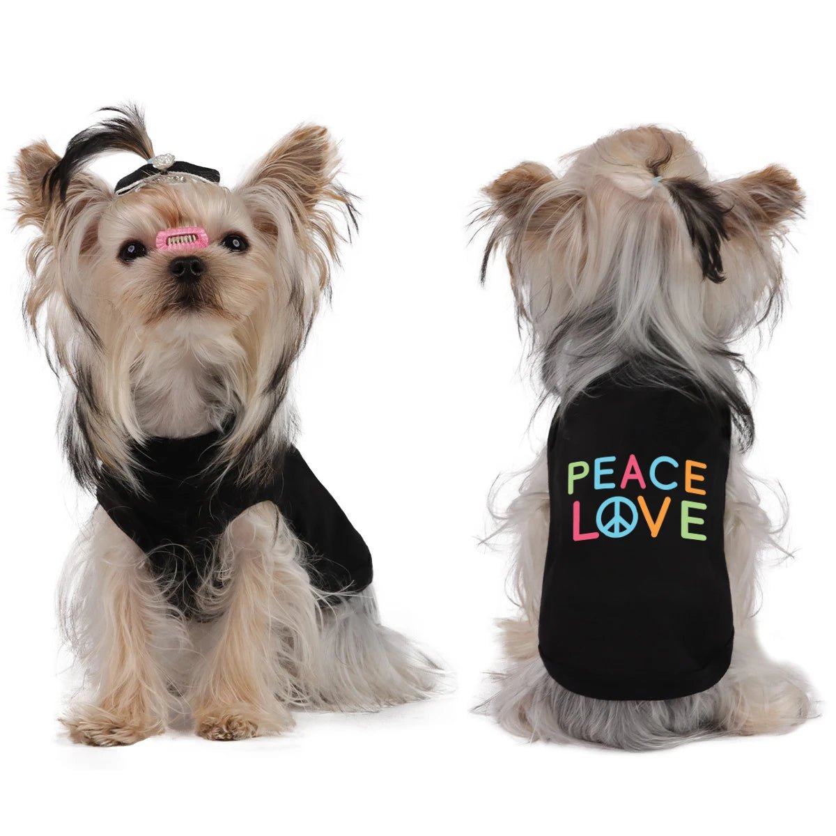 Peace & Love Summer Dog Vest - PetLiveliest - PetLiveliest