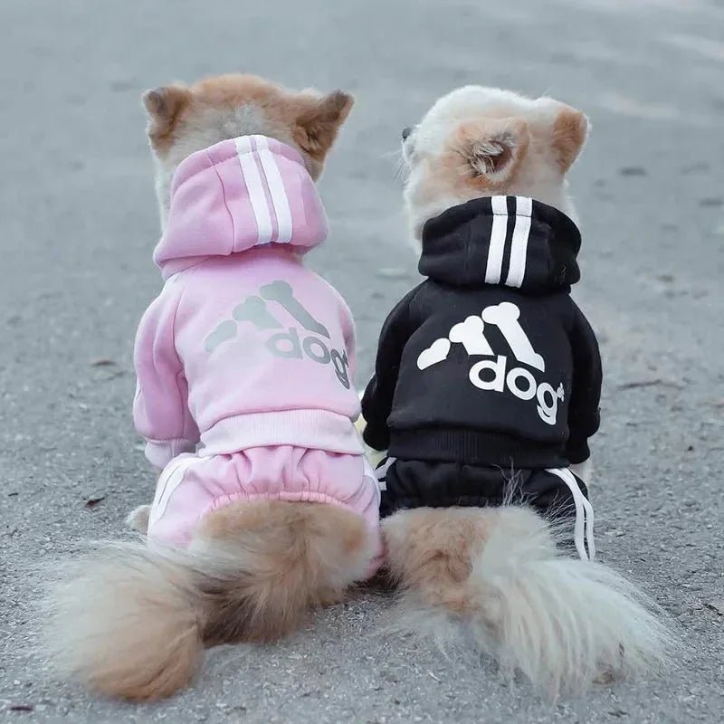 adidog Hoodie Jumpsuit - PetLiveliest - PetLiveliest