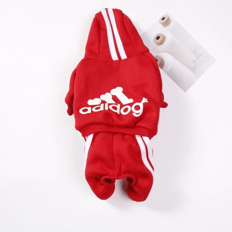 adidog Hoodie Jumpsuit - PetLiveliest - PetLiveliest