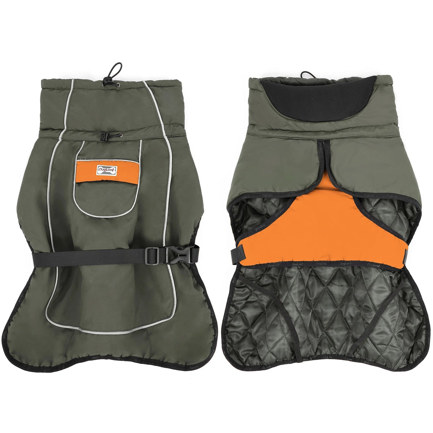 Quilted Thick Waterproof Warm Jacket - PetLiveliest - PetLiveliest