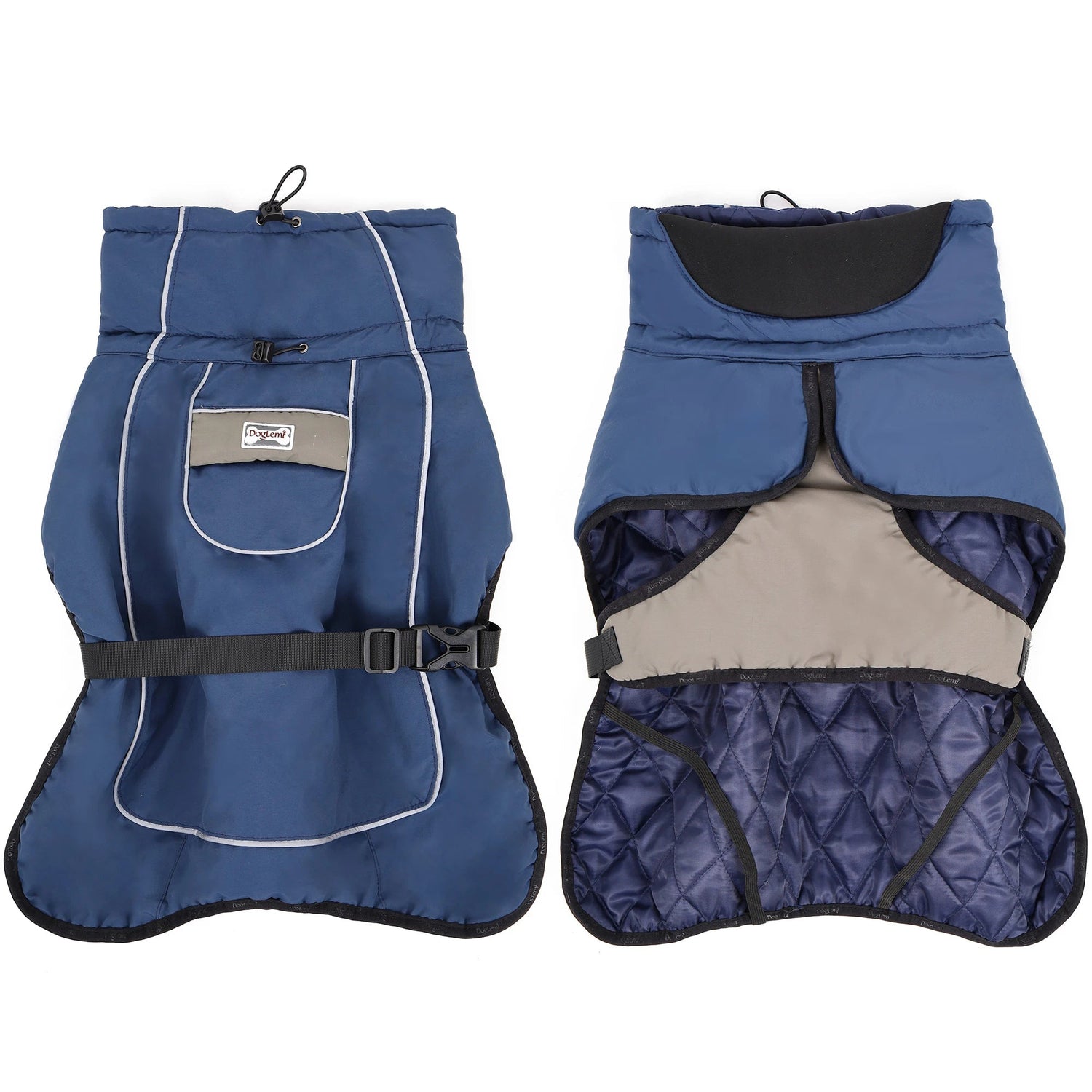 Quilted Thick Waterproof Warm Jacket - PetLiveliest - PetLiveliest