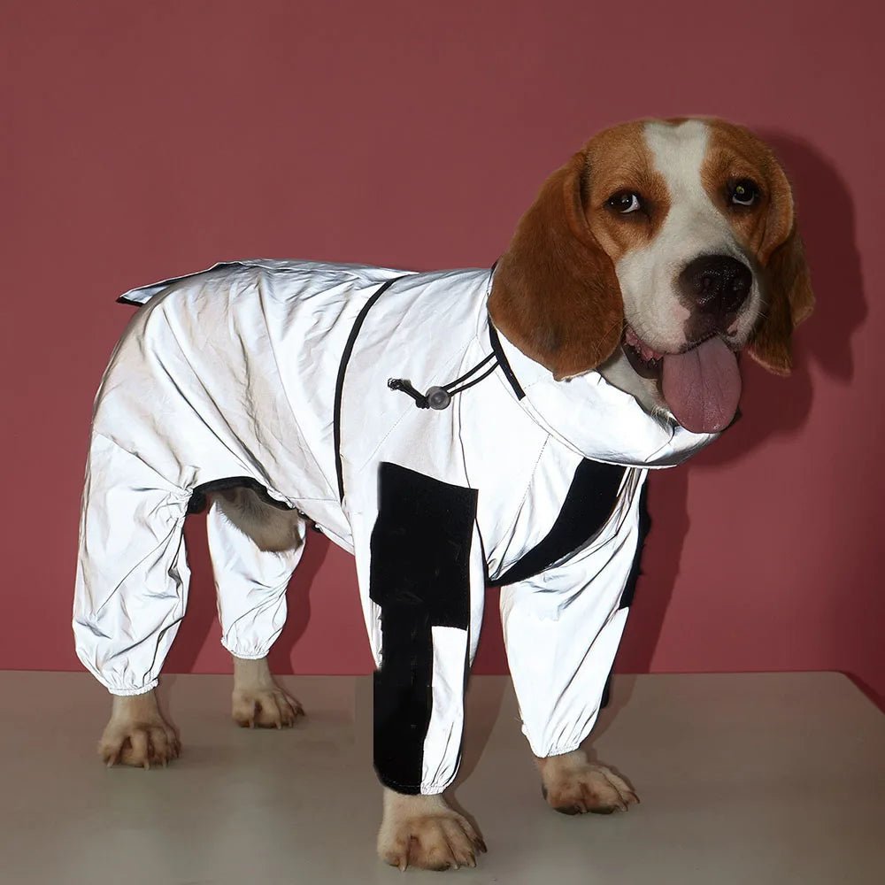 Reflective Dog Raincoat Jumpsuit - PetLiveliest - PetLiveliest