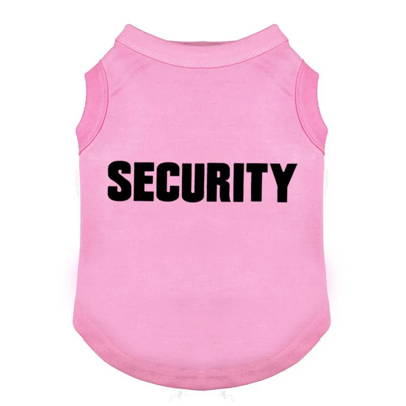 Security Cotton Summer Vest - PetLiveliest - PetLiveliest