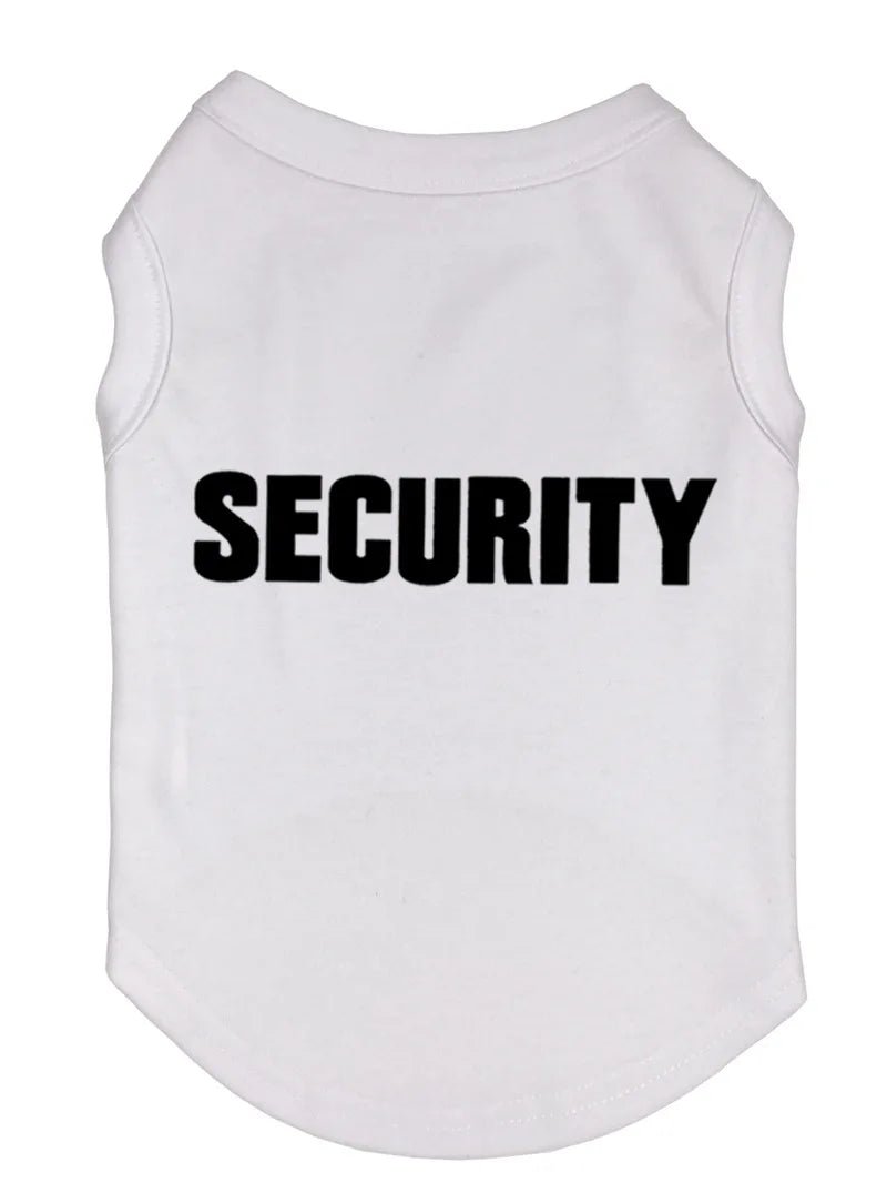 Security Cotton Summer Vest - PetLiveliest - PetLiveliest